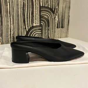 Leather Vince Wedges